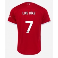 Camiseta Liverpool Luis Diaz #7 Primera Equipación Replica 2023-24 mangas cortas
